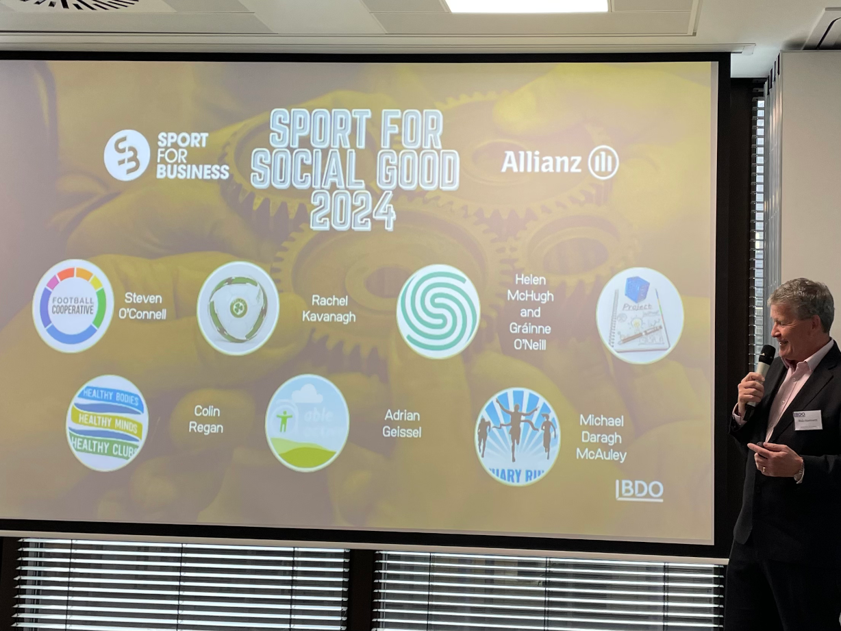 Presenting at Sport for Social Good 2024